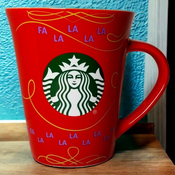 Starbucks Other - Starbucks Red Christmas Coffee Cup/Mug Green Siren Logo 2020 Holiday Fa La La